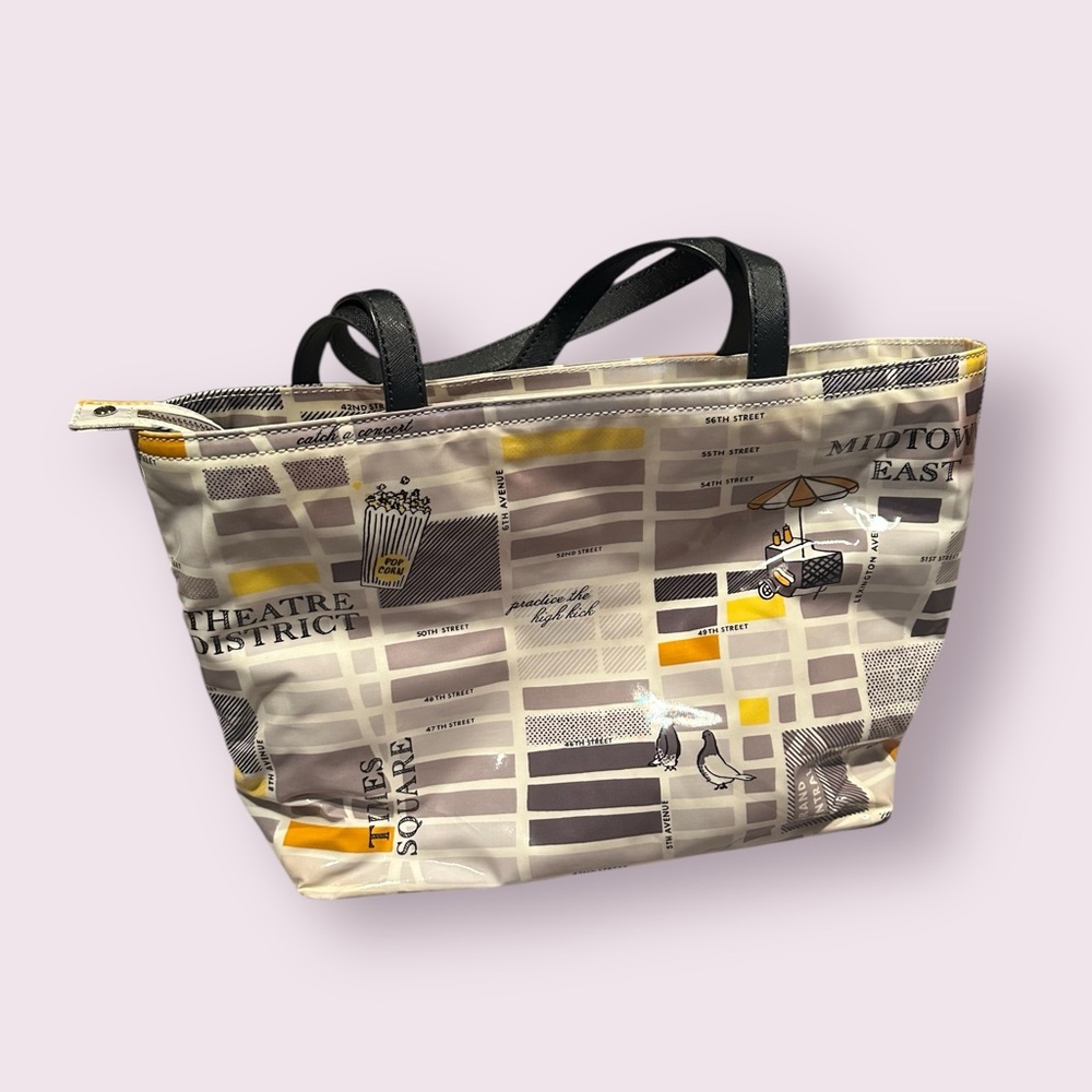 Kate Spade Francis Tote Bag With New York Taxi Cab Design - Picture 8 of 13